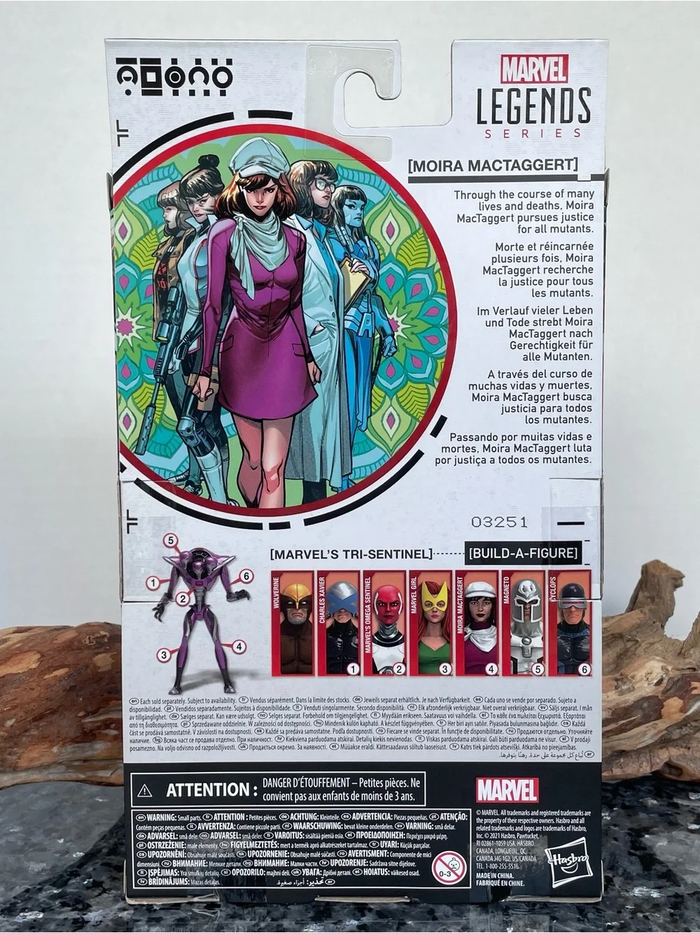 Marvel Legends Series Moira Mctaggert House Of X Tri-Sentinel BAF